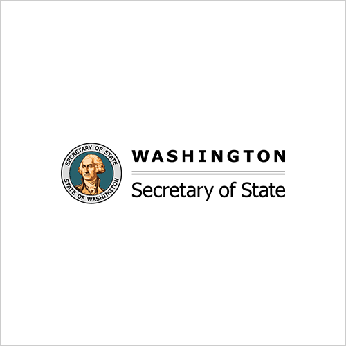 Imagen del logotipo de la secretaria de estado de Washington